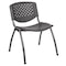 Flash Furniture HERCULES Series 880 lb. Capacity Gray Plastic Stack Chair with Titanium Gray Powder Coated Frame RUT-F01A-GY-GG - alternate 7